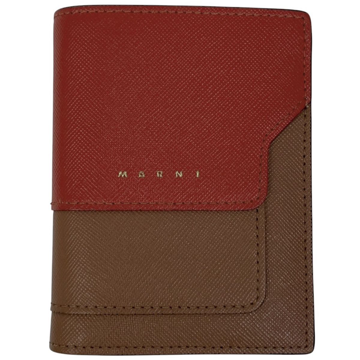 マルニ MARNI バイフォールド ウォレット ロゴ 二つ折り財布 レザー