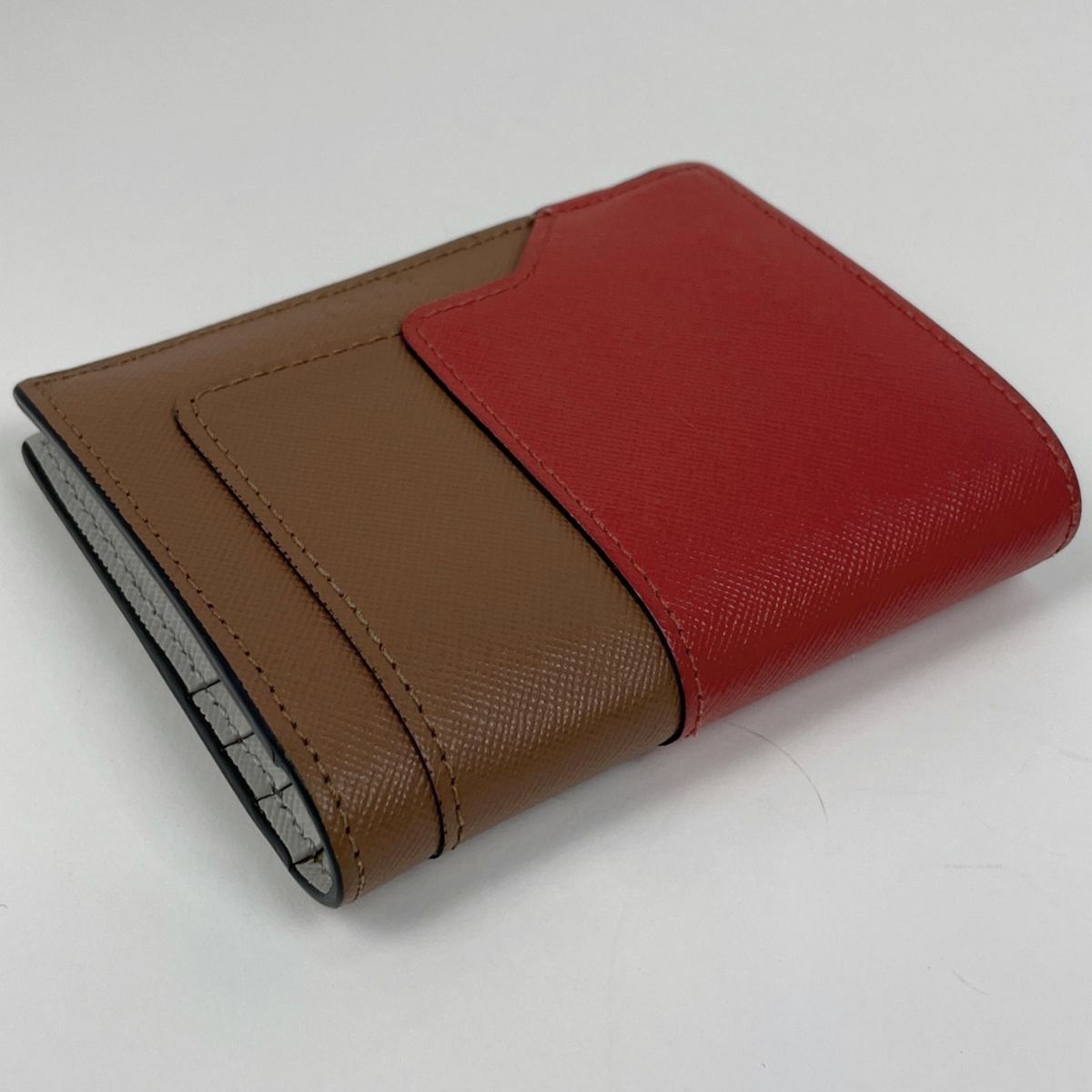 マルニ MARNI バイフォールド ウォレット ロゴ 二つ折り財布 レザー