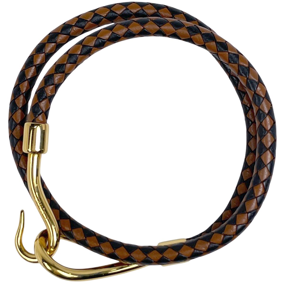 エルメス HERMES ジャンボ ブレスレット 腕輪 2連 チョーカー