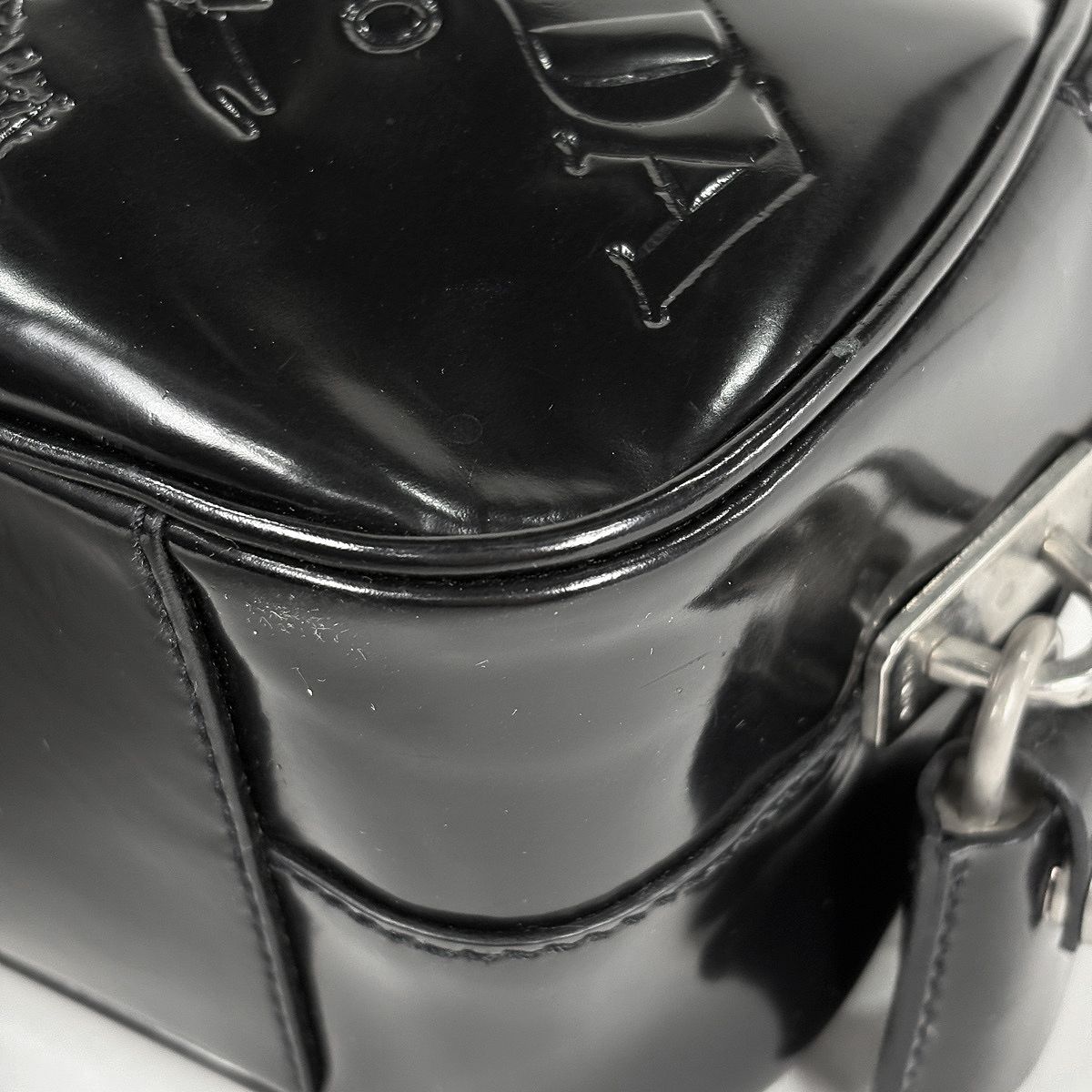 プラダ PRADA ロゴ プレート ハンドバッグ SPAZZOLATO PRIN ショルダー