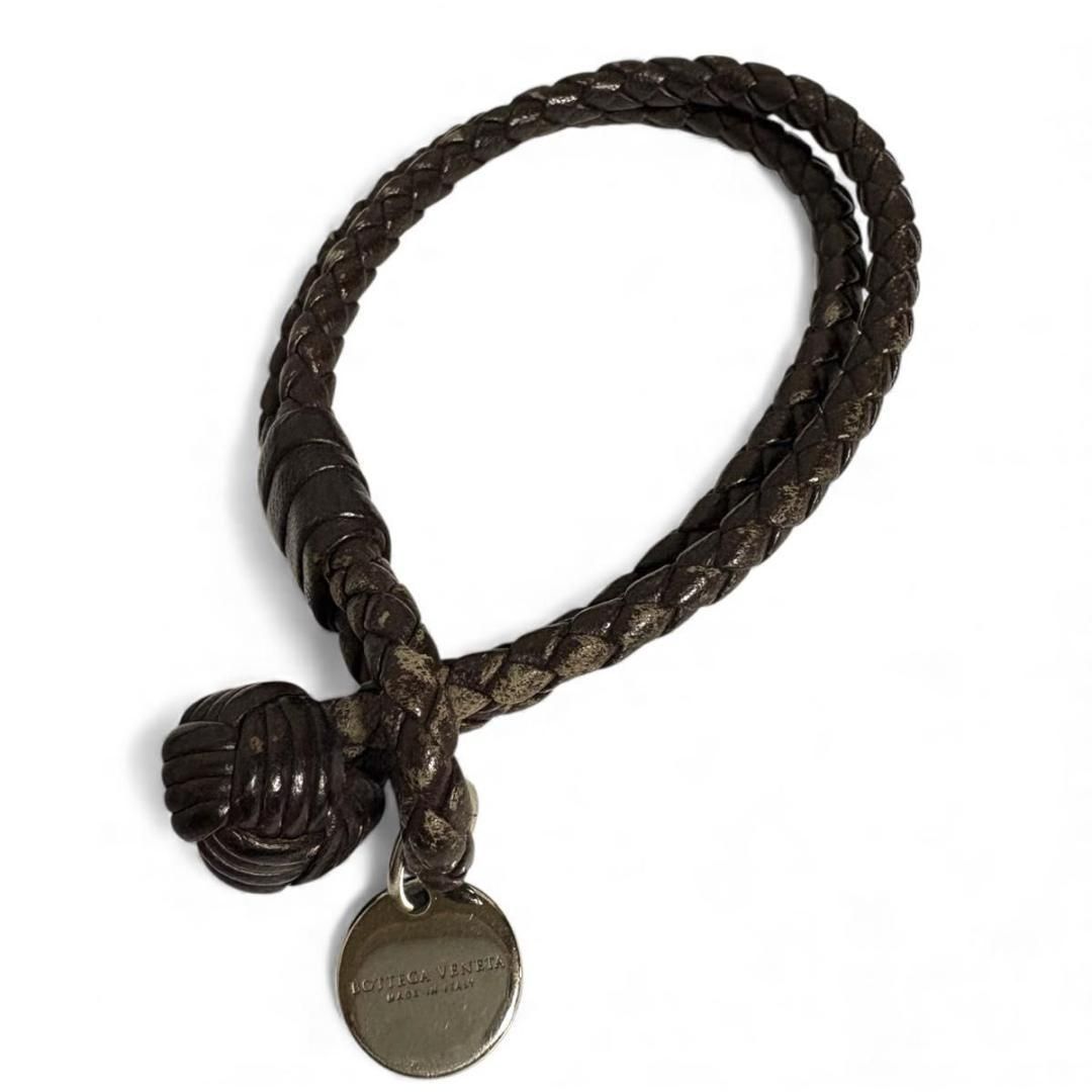 美品 BOTTEGA VENETA ブレスレット イントレチャート SV925 美品 BOTTEGA VENETA ブレスレット イントレチャート SV925
