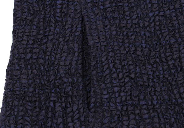 ヨーガンレールJURGEN LEHL ウールシルクデザイン織りスタンドカラー