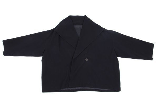 ヨーガンレールJURGEN LEHL ウールセーラーカラージャケット 紺M