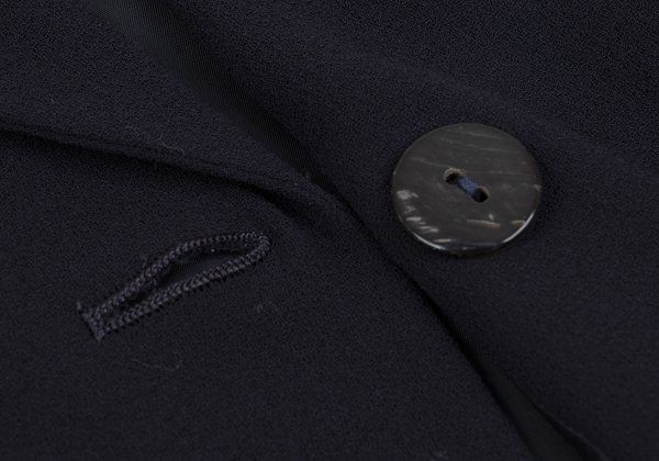 ヨーガンレールJURGEN LEHL ウールセーラーカラージャケット 紺M