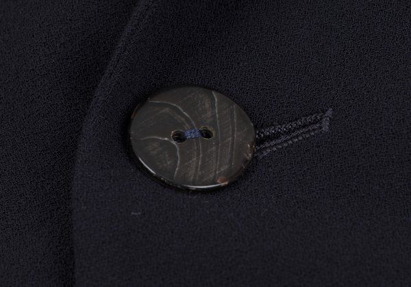 ヨーガンレールJURGEN LEHL ウールセーラーカラージャケット 紺M