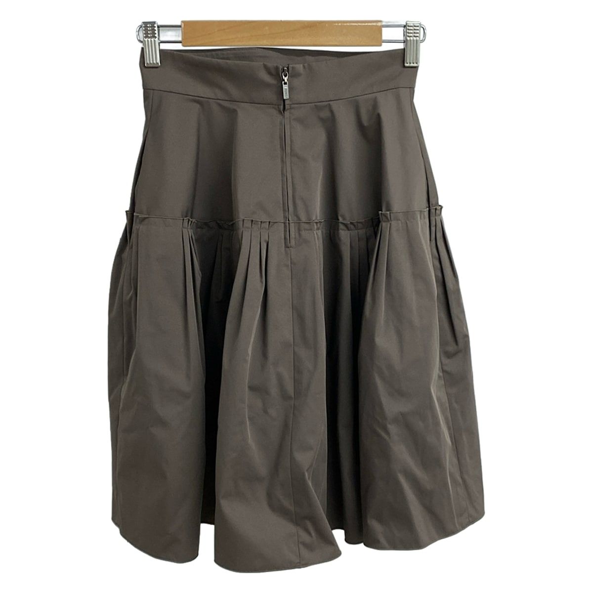 DAISY LIN デイジーリン スカート サイズ38 M レディース - ダークグレージュ ひざ丈 ベルト付き