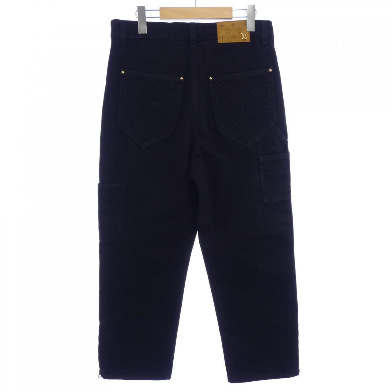 ルイヴィトン LOUIS VUITTON モノグラムディテールカーペンターデニム