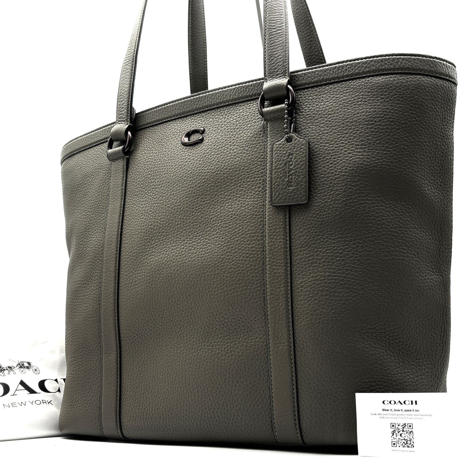 現行品・未使用級 COACH コーチ ゴッサム トートバッグ メンズ