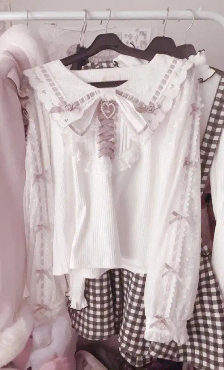 LIZ LISA スカラップレースリボンブラウス 量産型地雷系 MAZ NOEMIE