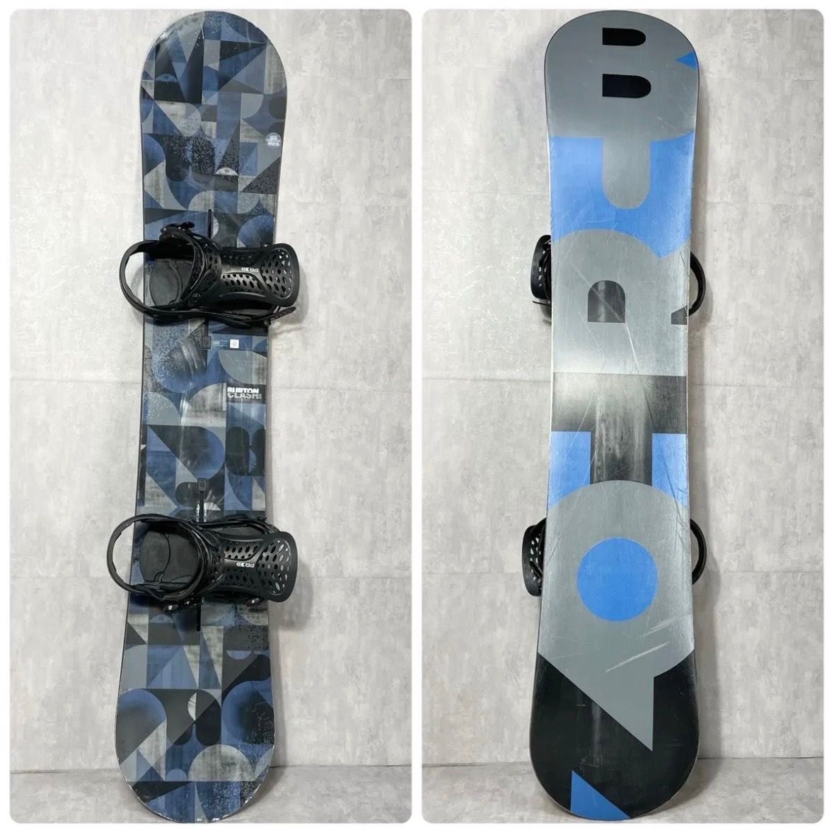 スノーボードセット BURTON CLASH バートン クラッシュ メンズ 2点 155 cm ビンディング スノボセット モデル