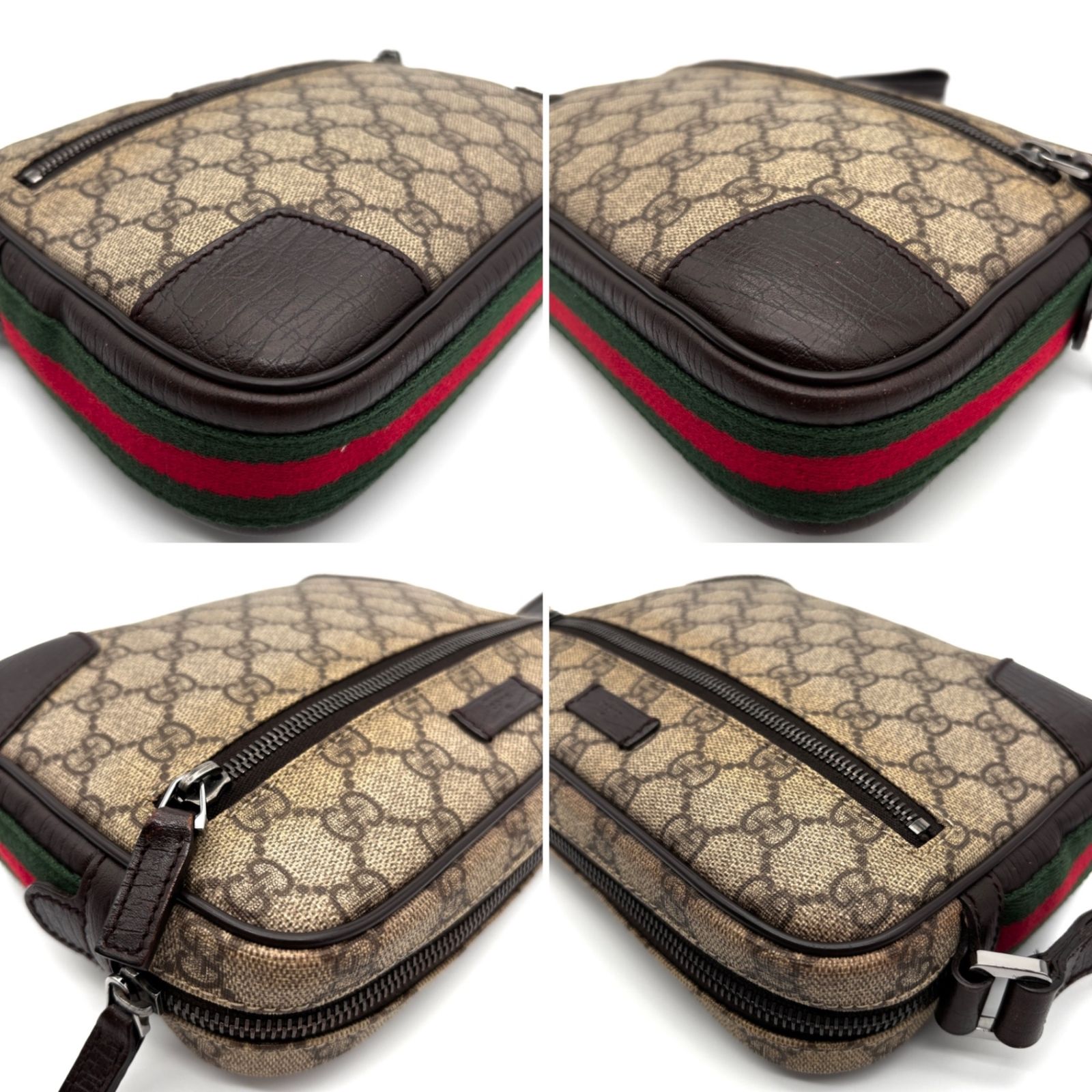 美品・希少 GUCCI グッチ クラッチバッグ シェリーライン GGスプリーム