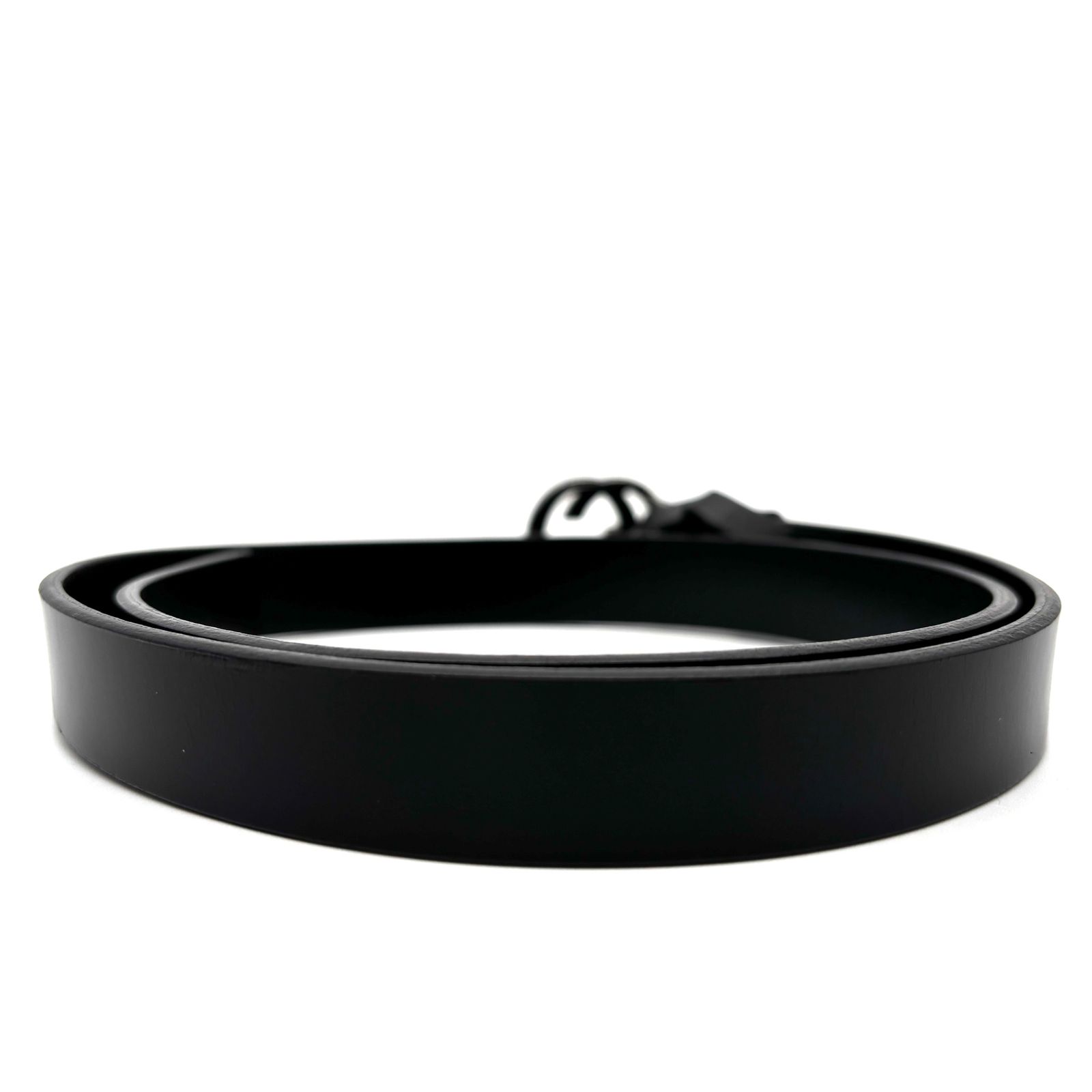 極美品 GUCCI グッチ ベルト レザー インターロッキング バックル GG