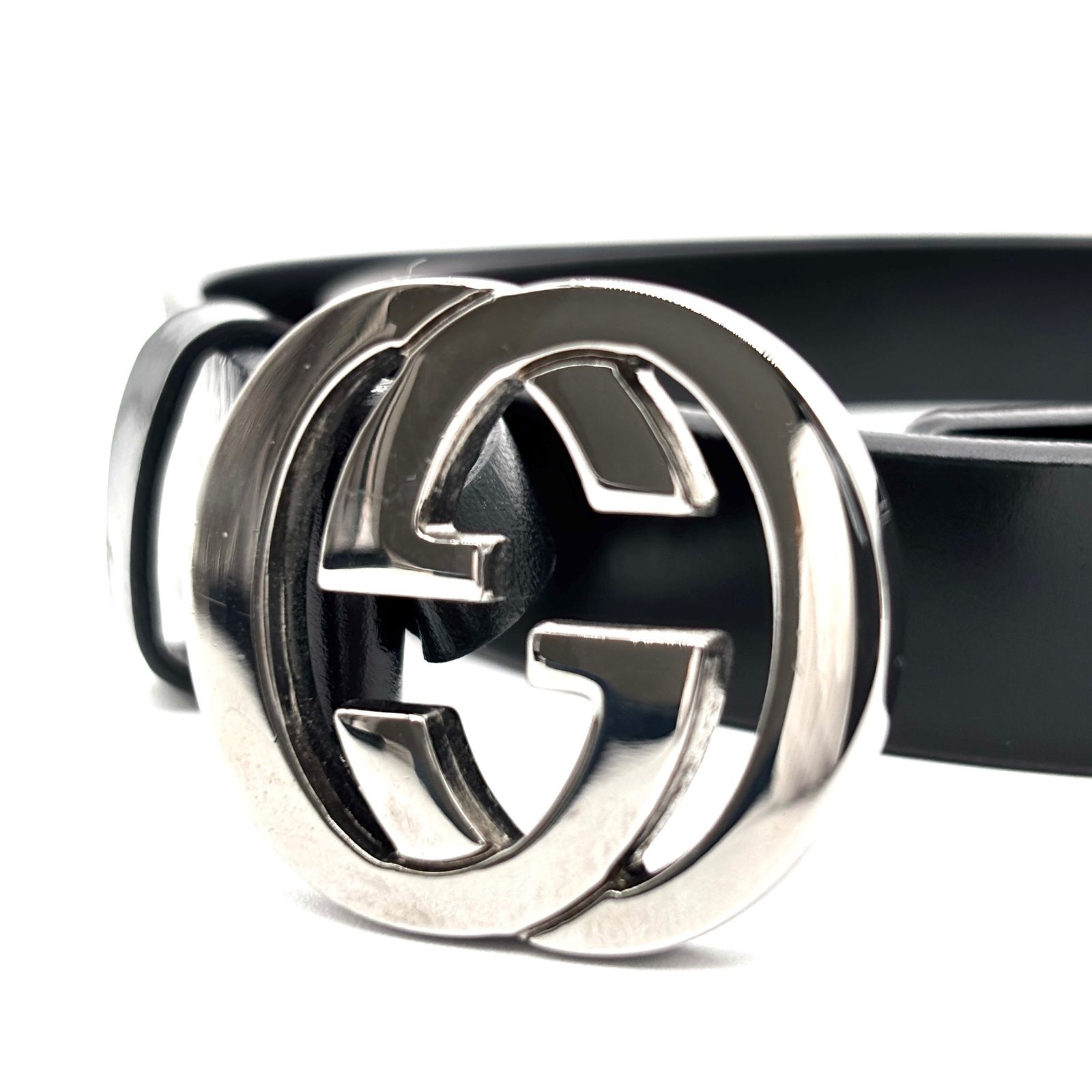 極美品 GUCCI グッチ インターロッキング ベルト レディース GGバックル 極美品 GUCCI グッチ ベルト レザー インターロッキング バックル GG