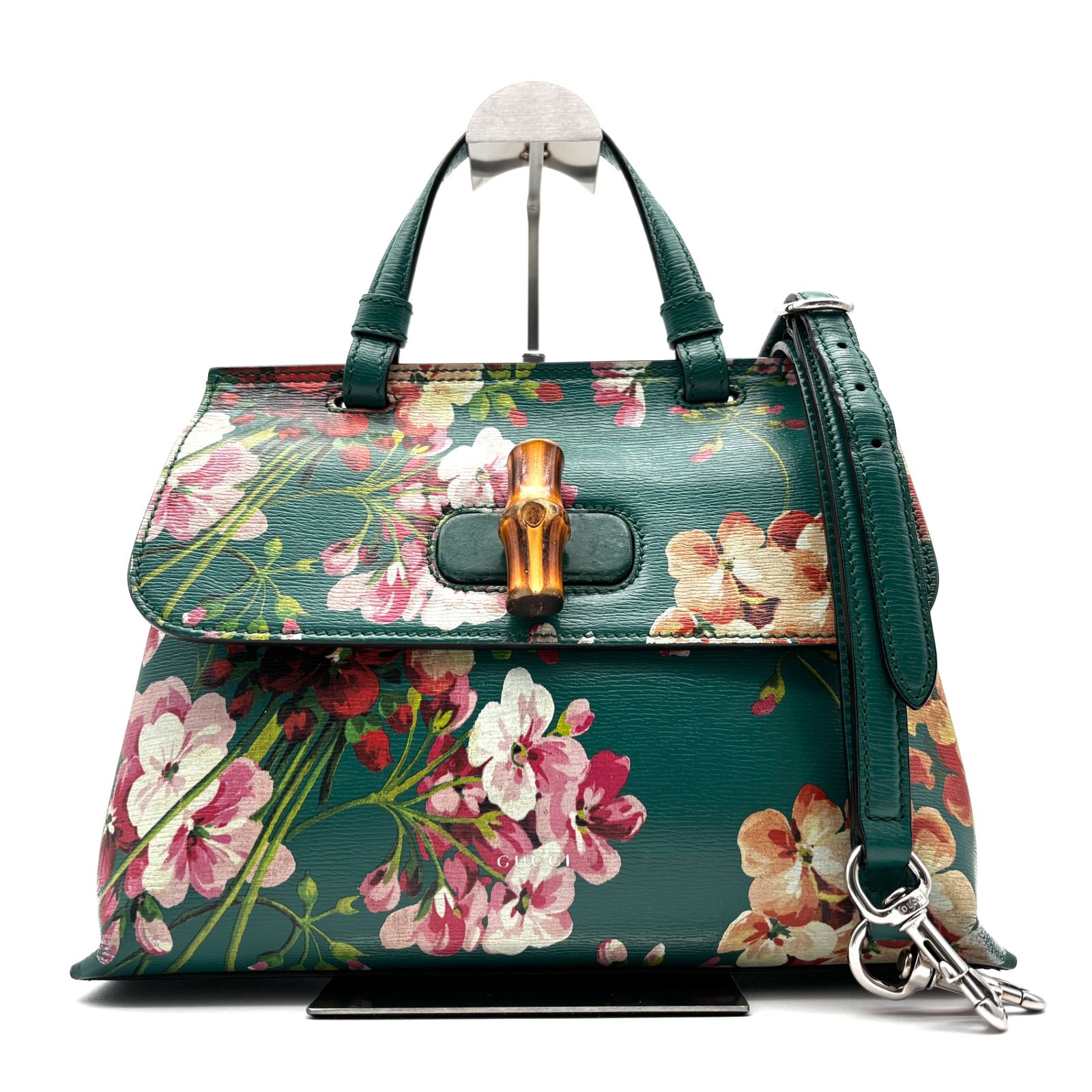 美品・正規品 GUCCI グッチ デイリー バンブー ブルームス 2way