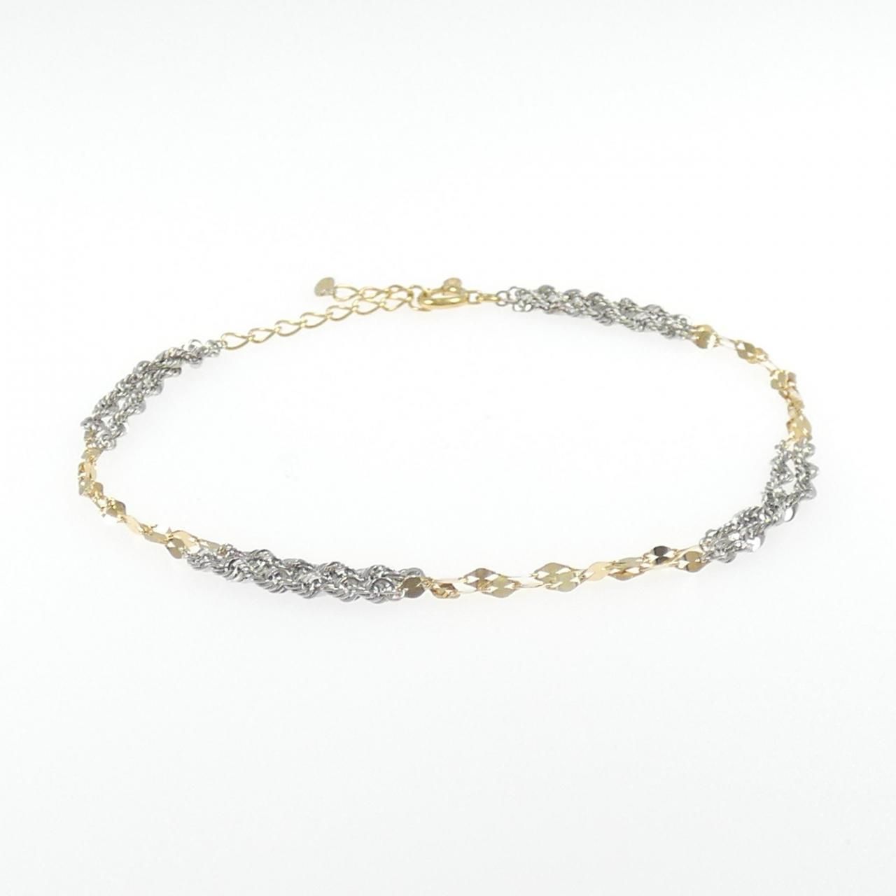 K 18 YG PT 950 ブレスレット