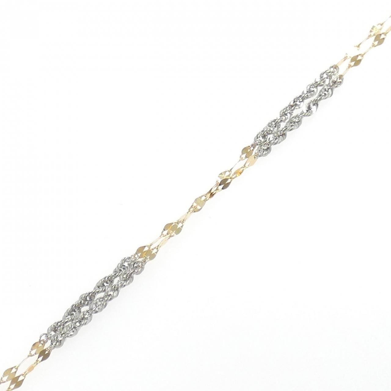 K 18 YG|PT 950 ブレスレット