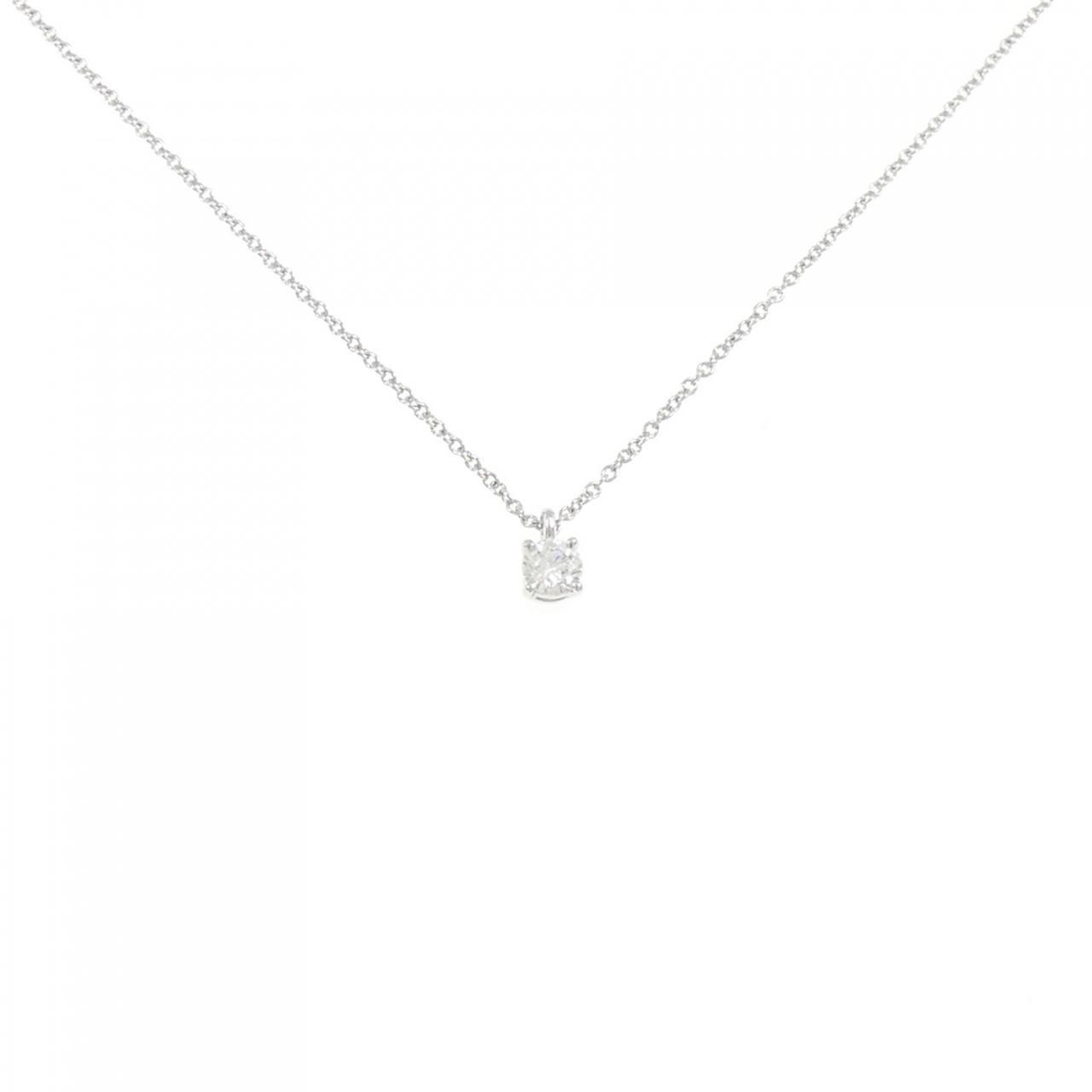 ティファニー ソリティア ネックレス 0.19 CT J VVS 2 EXT