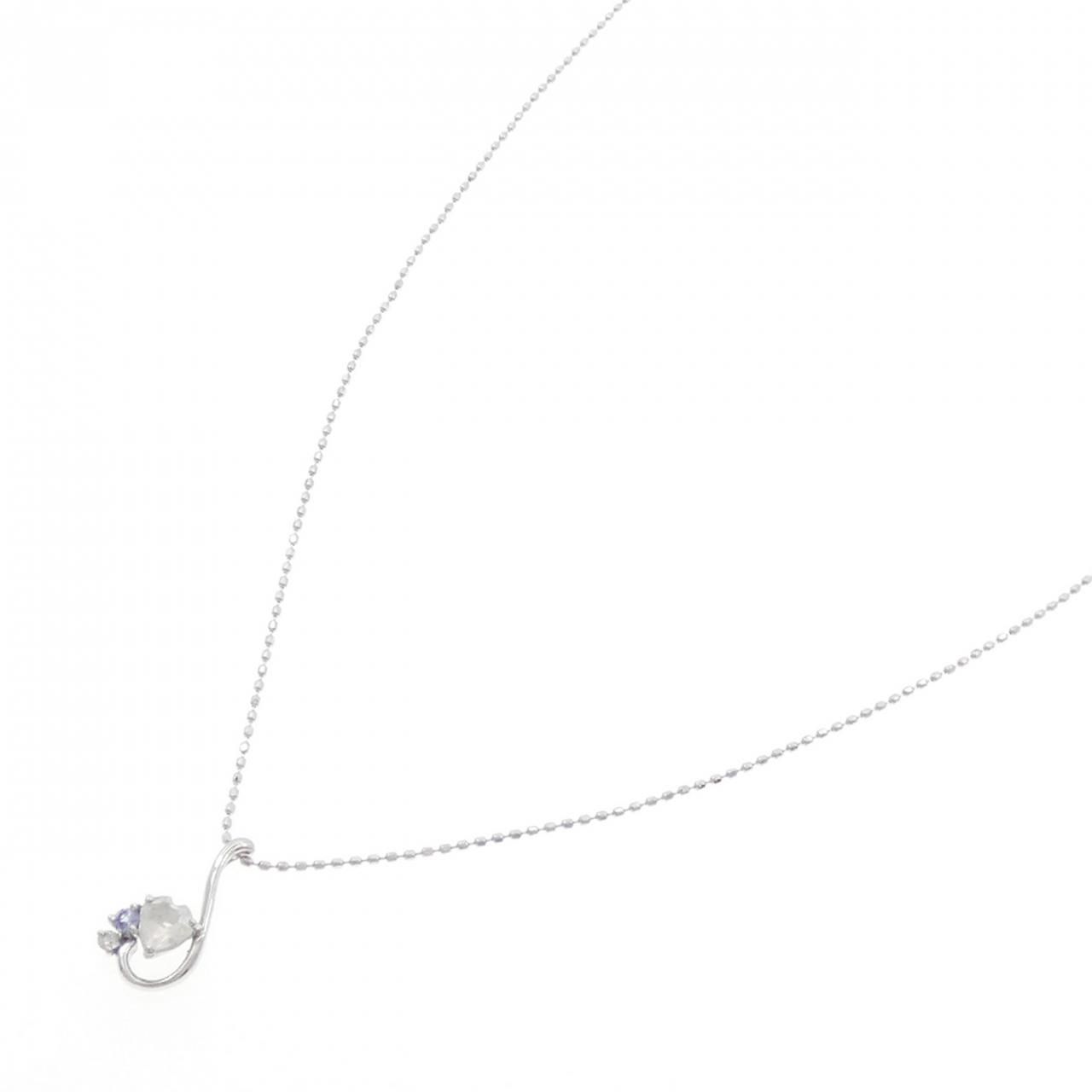 K 10 WG ストーン ネックレス