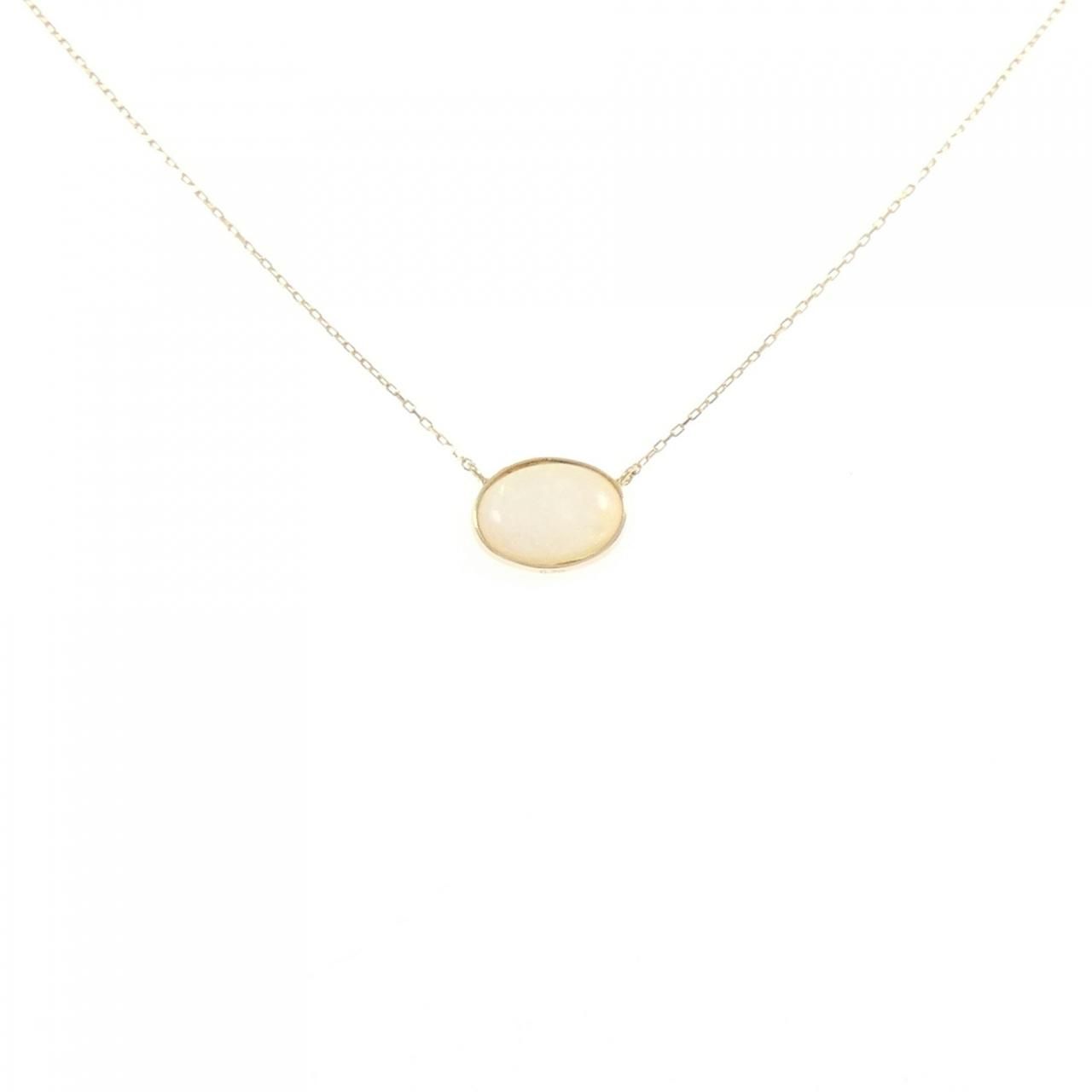 K 18 YG オパール ネックレス 0 70 CT