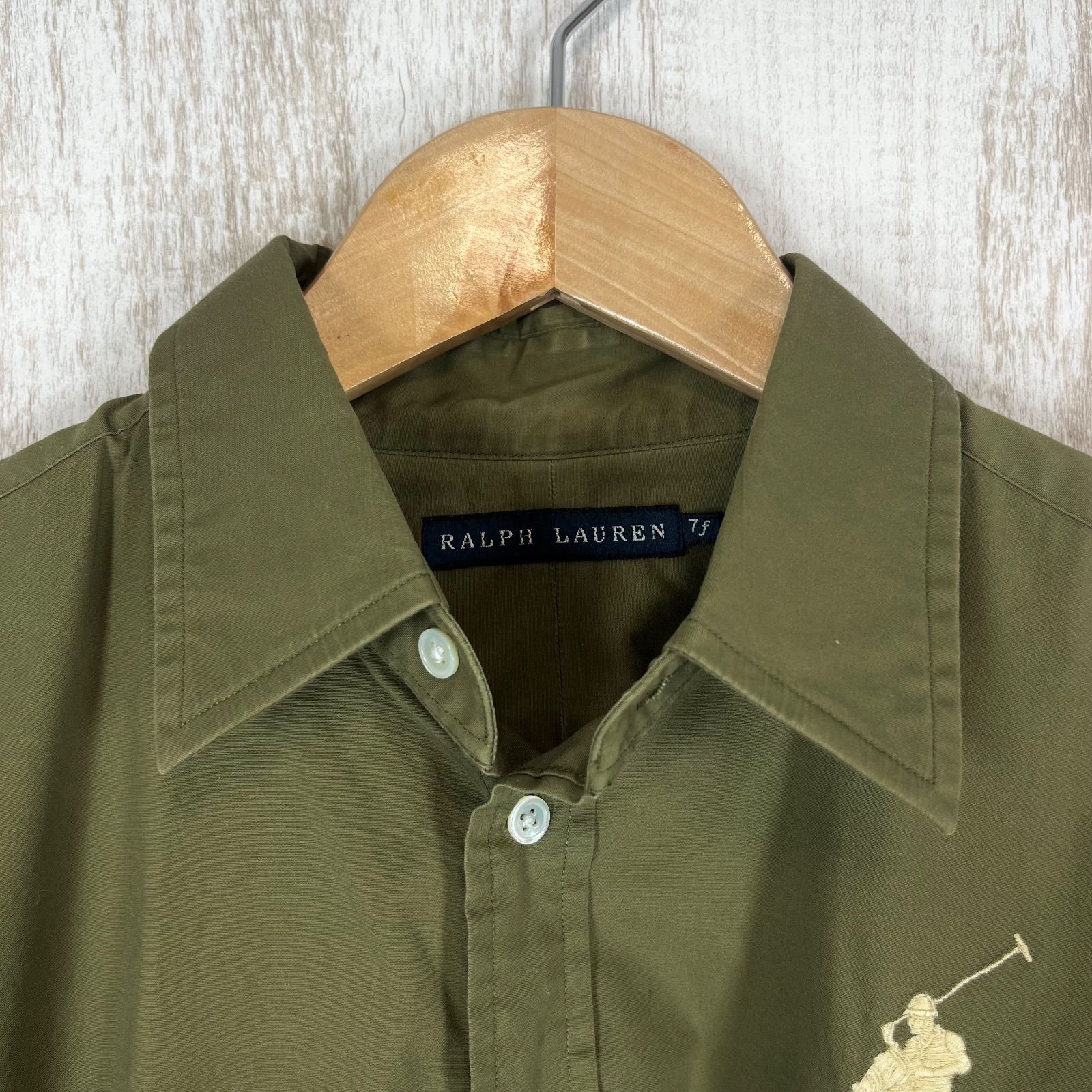 RALPH LAUREN ラルフローレン ビッグポニーロゴ刺繍 無地 コットン