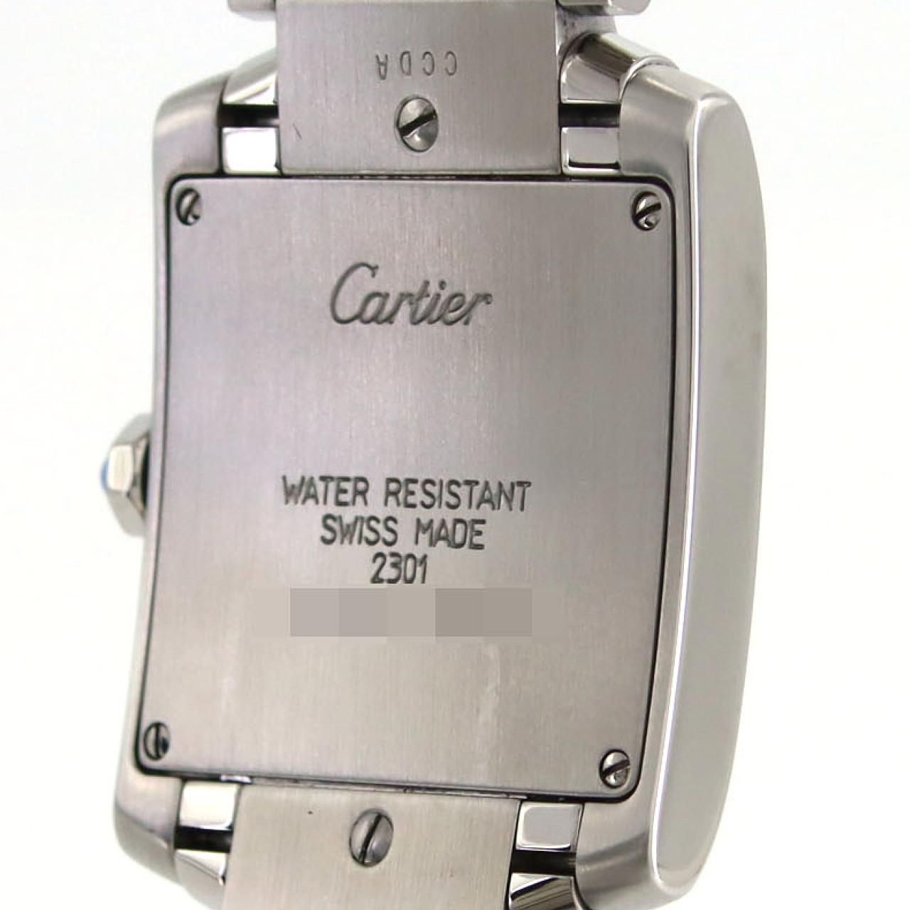  カルティエ タンクフランセーズ MM SS クォーツ 腕時計(クォーツ) 腕時計(アナログ)