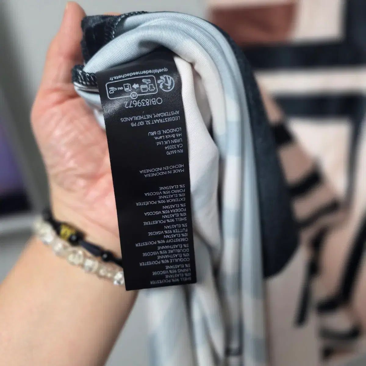 Anthropologie 幾何学 パータン ロング ファッション スリーブレス ONE