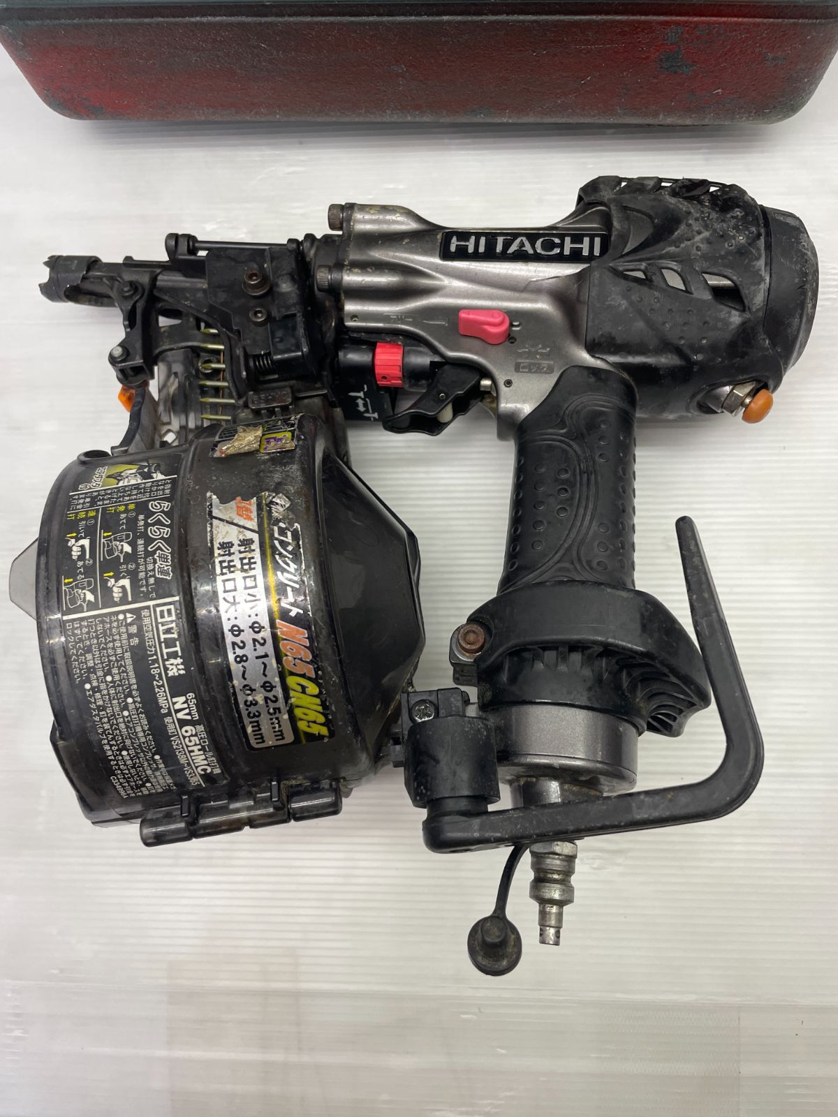 HITACHI エア釘打機 NV 65 HMC 12 c 30