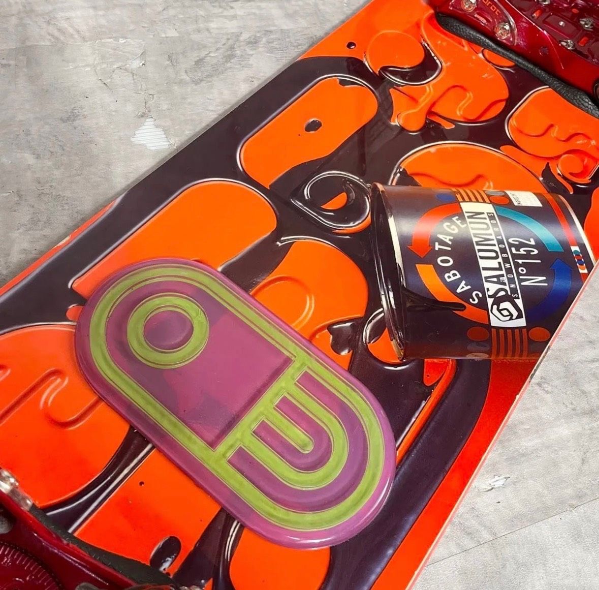 スノーボードセット SALOMON SABOTAGE メンズ 2点セッ152cm サロモン