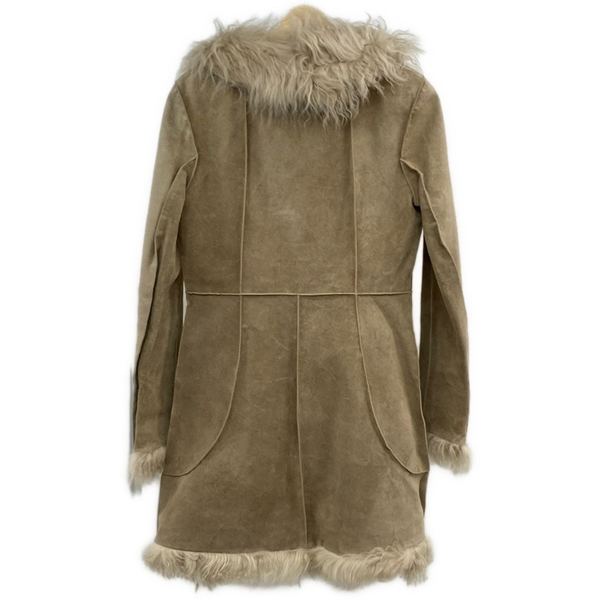 DOMA ドマ ダッフルコート サイズM レディース - ベージュ 長袖 ムートン 冬