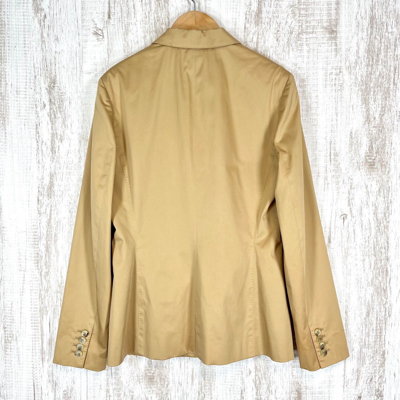 RALPH LAUREN ラルフローレン 無地 コットン テーラードジャケット