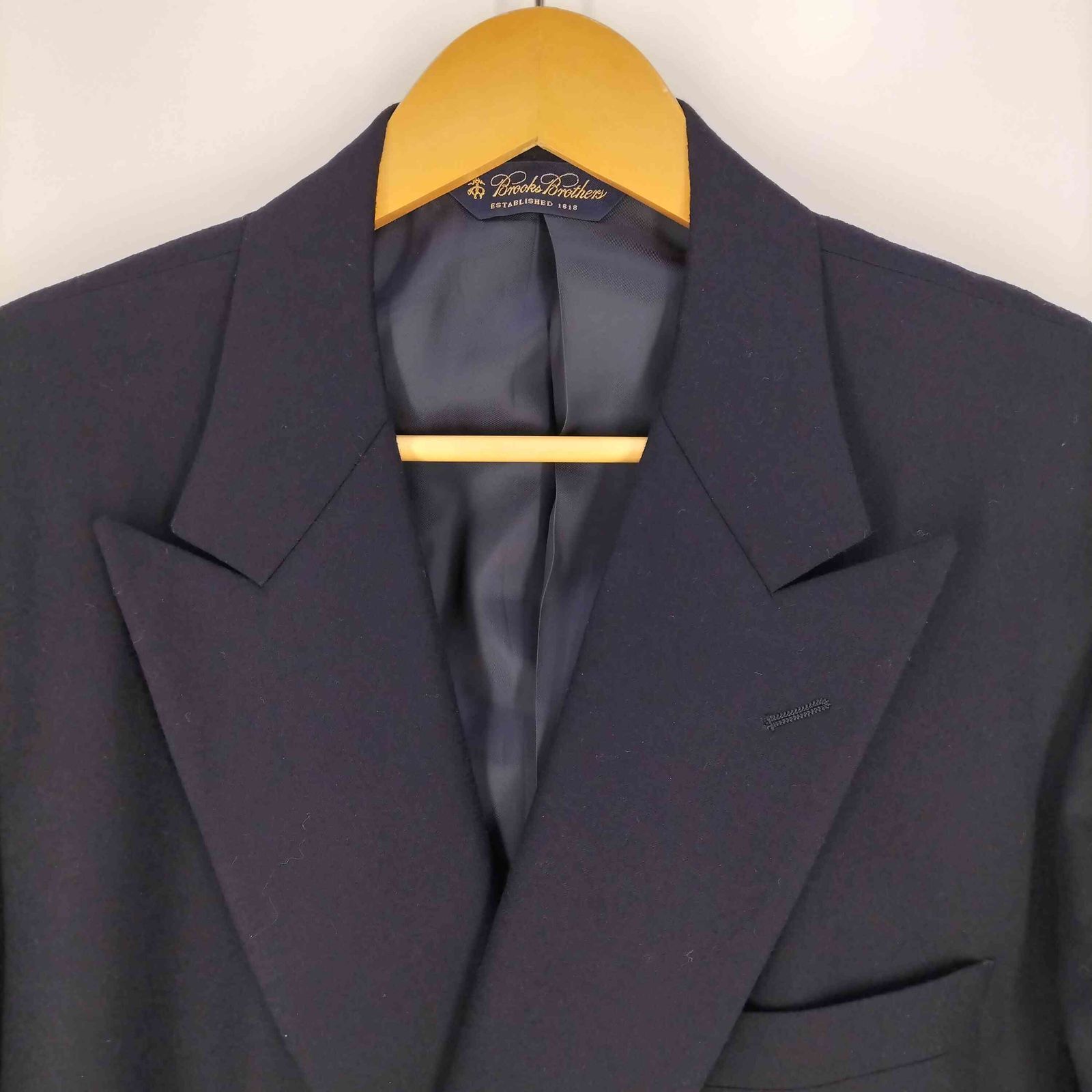 ブルックスブラザーズ BROOKS BROTHERS 金ボタン 紺ブレザー ダブル