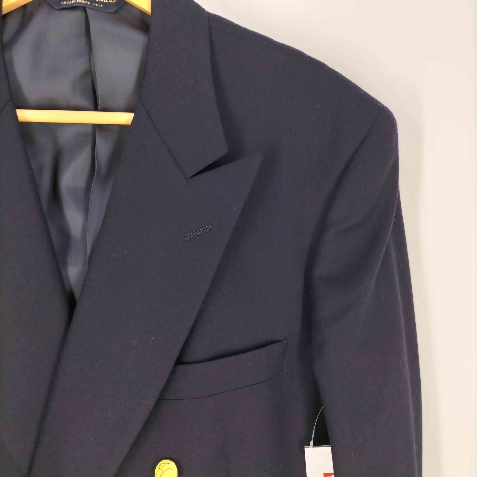 ブルックスブラザーズ BROOKS BROTHERS 金ボタン 紺ブレザー ダブル
