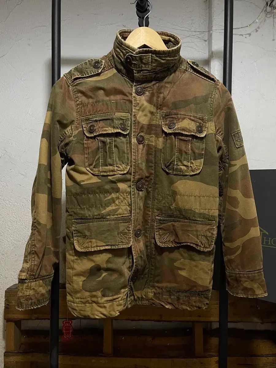 アバクロンビー カモフラージュ ミリタリー ジャケット