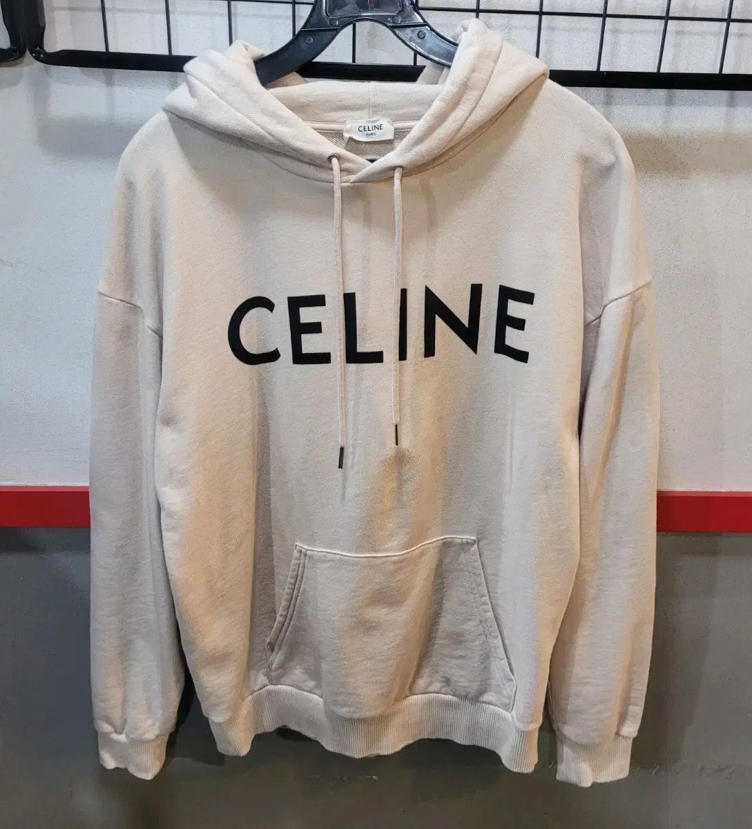 Celine セリーヌ レタリング ビックロゴ フーディー 韓国 デパート