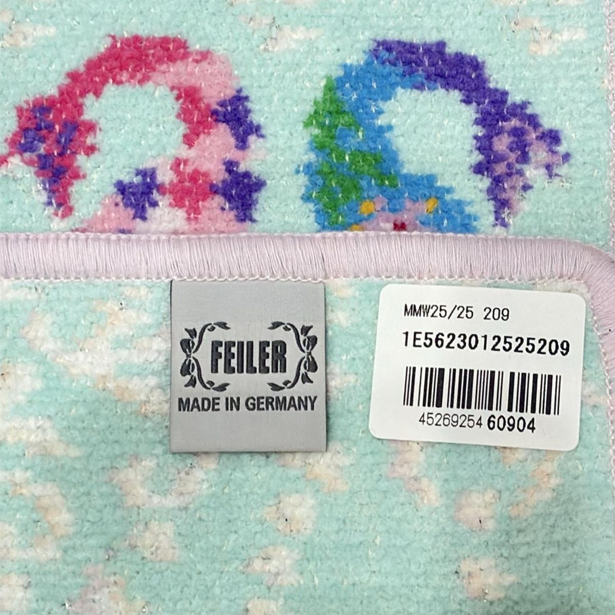 FEILER　フェイラー　マーメイドワルツ　スポーツタオル　新品　未使用 FEILER(フェイラー) 小物新品同様 - ライトブルー×ライトパープル