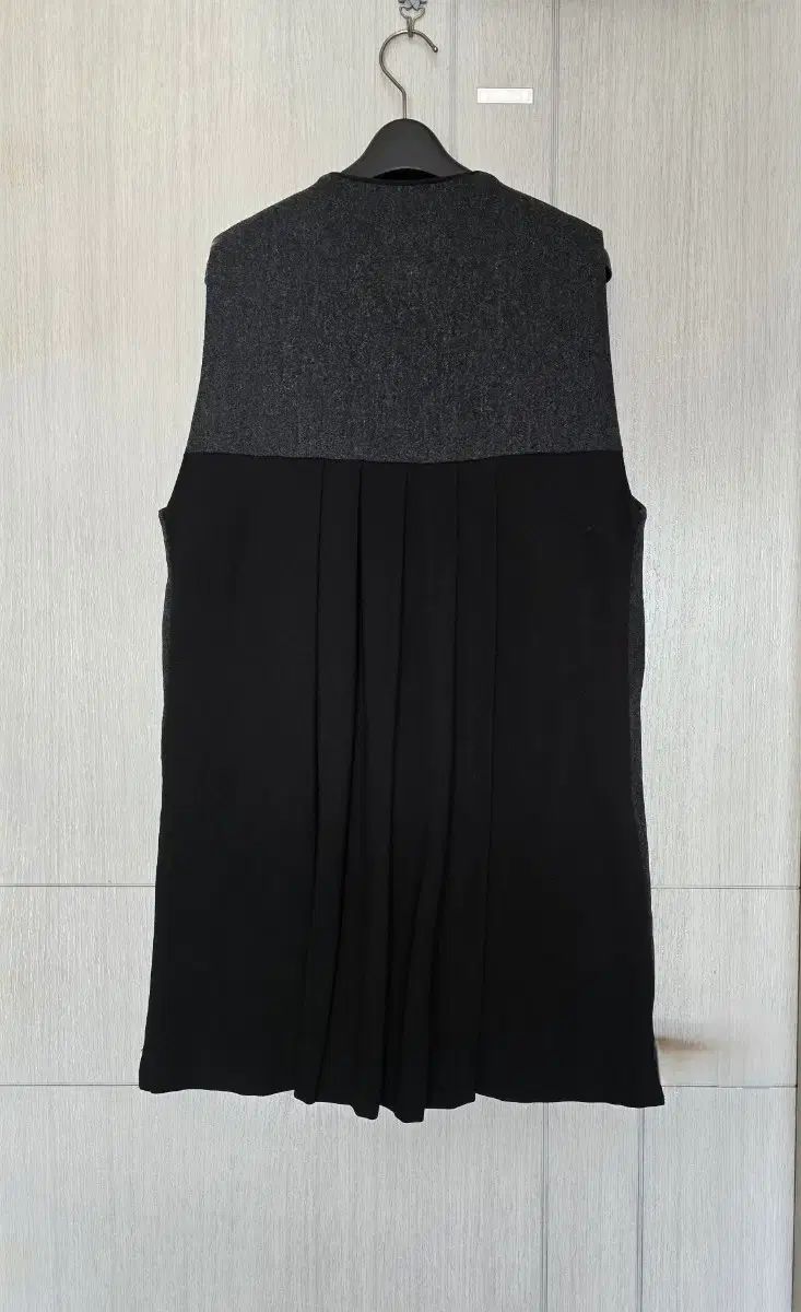 66 77 Bucolique ウール85 刺繍 ロング ベスト