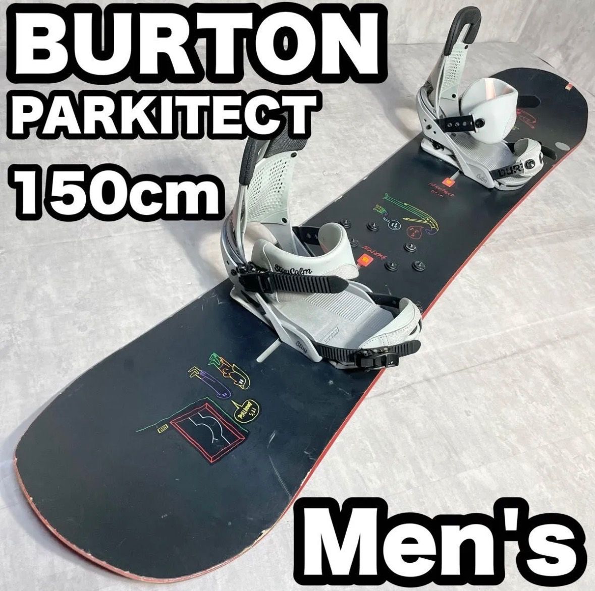 スノーボードセット BURTON バートン パーキテクト メンズ 2点 150 cm ビンディング スノボセット モデル