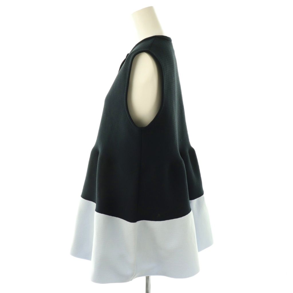 ユナイテッドアローズ UNITED ARROWS バイカラー ティアード ベスト