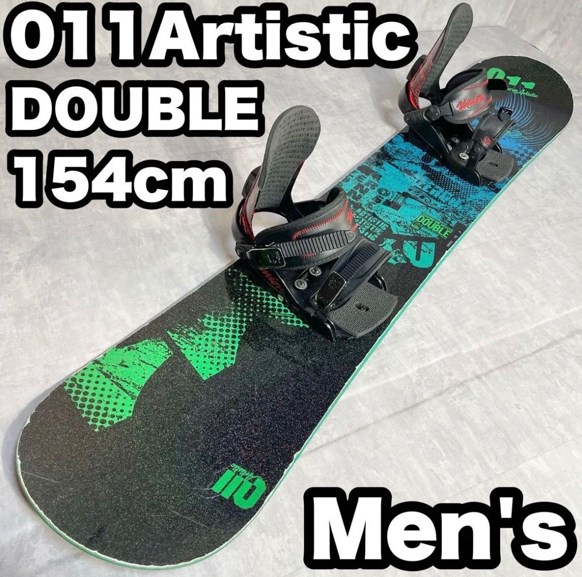 スノーボードセット 011Artistic zerooneone DOUBLE メンズ 2点 154cm