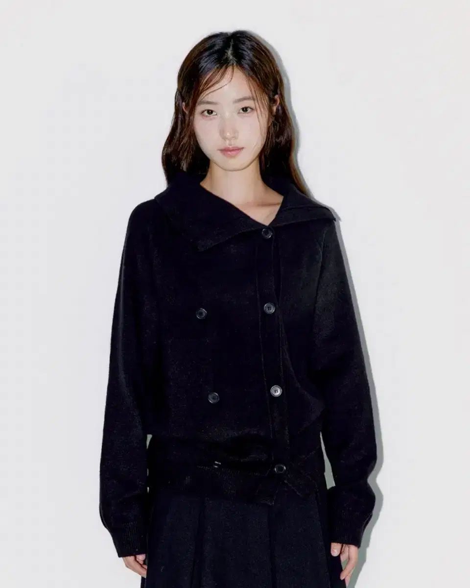 オフィッシュ ツイン ボタン カーディガン