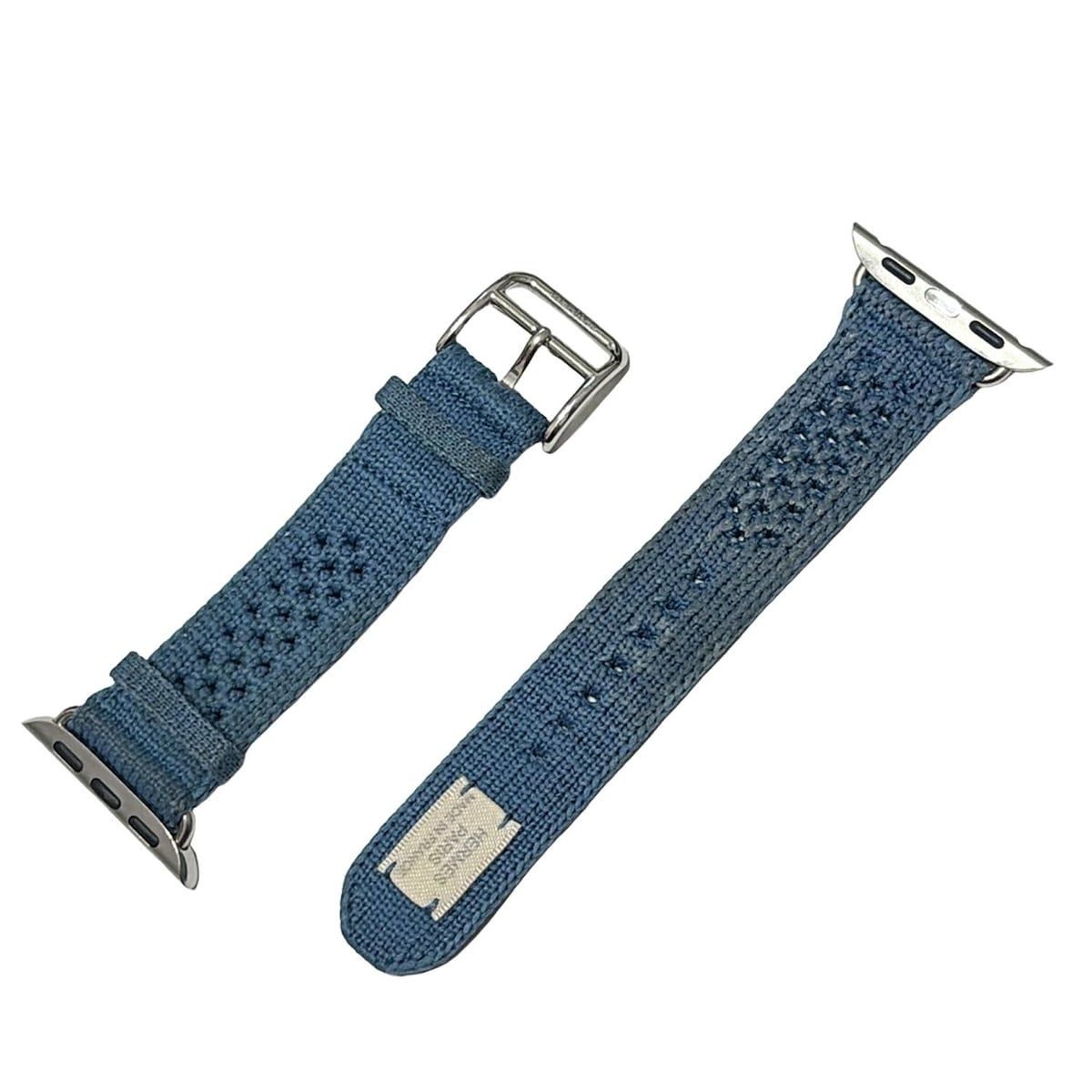 HERMES エルメス 小物 トリコ シンプルトゥール ブルー 腕時計替えベルト