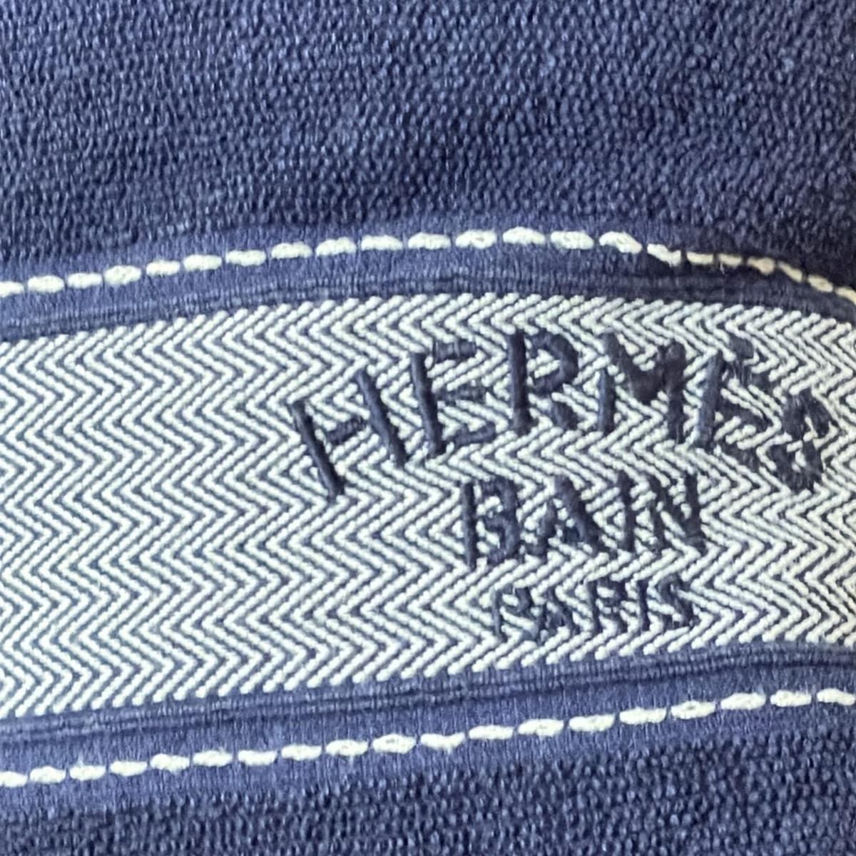 ネイビー×白 クッション