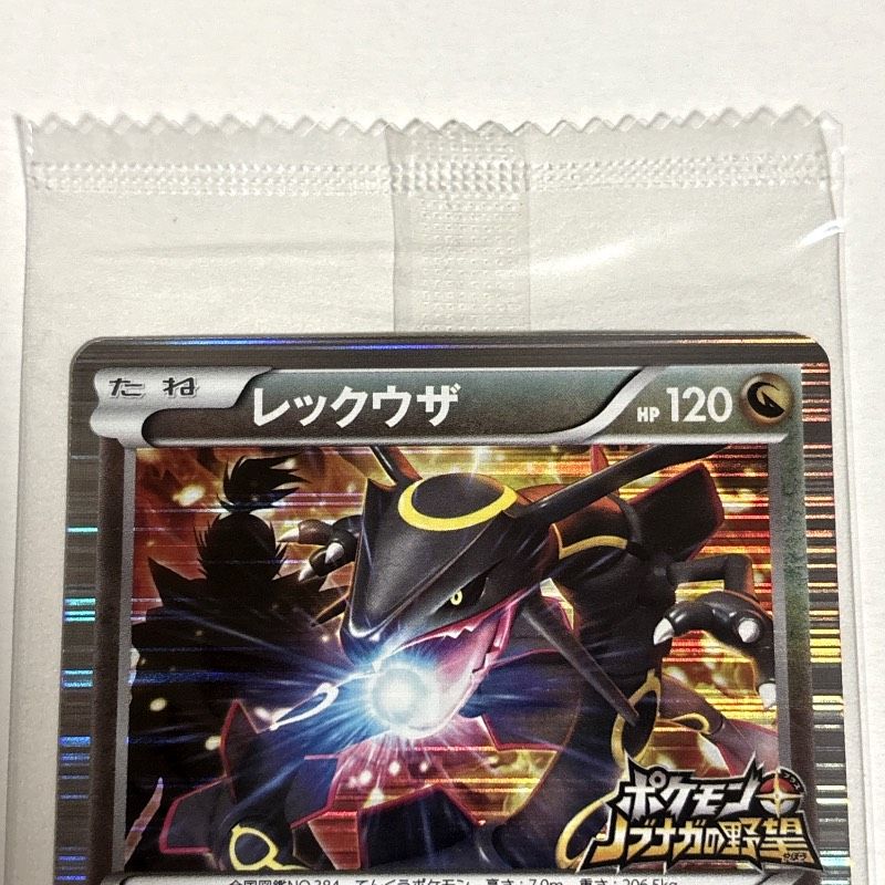 新品未開封 ポケモンカード ノブナガの黒いレックウザ DS ポケモン+(