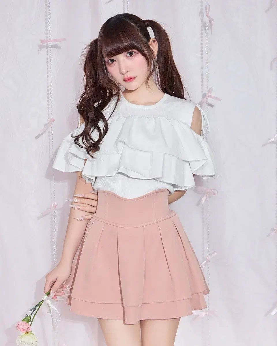 ミシェルマカロン スカート ピンク S 量産型 地雷系 スナ系 GRL