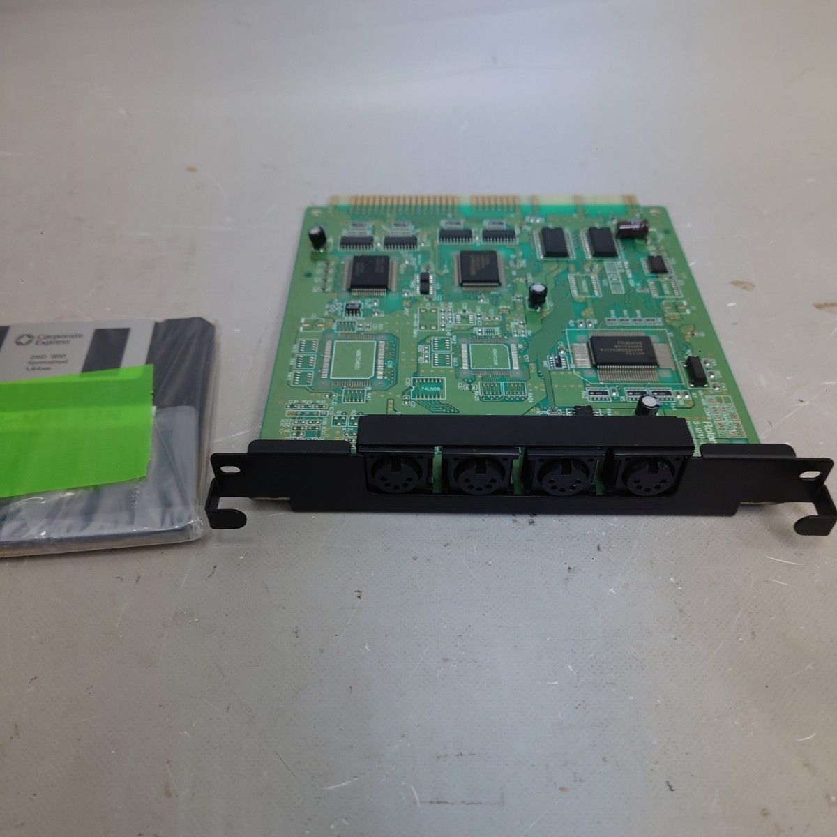 Roland S-MPU-II-N ISA MIDI Interface 動作品 モデル 本体 ドライバ付 MPU-401互換 ローランド MIDI拡張カード z-2428