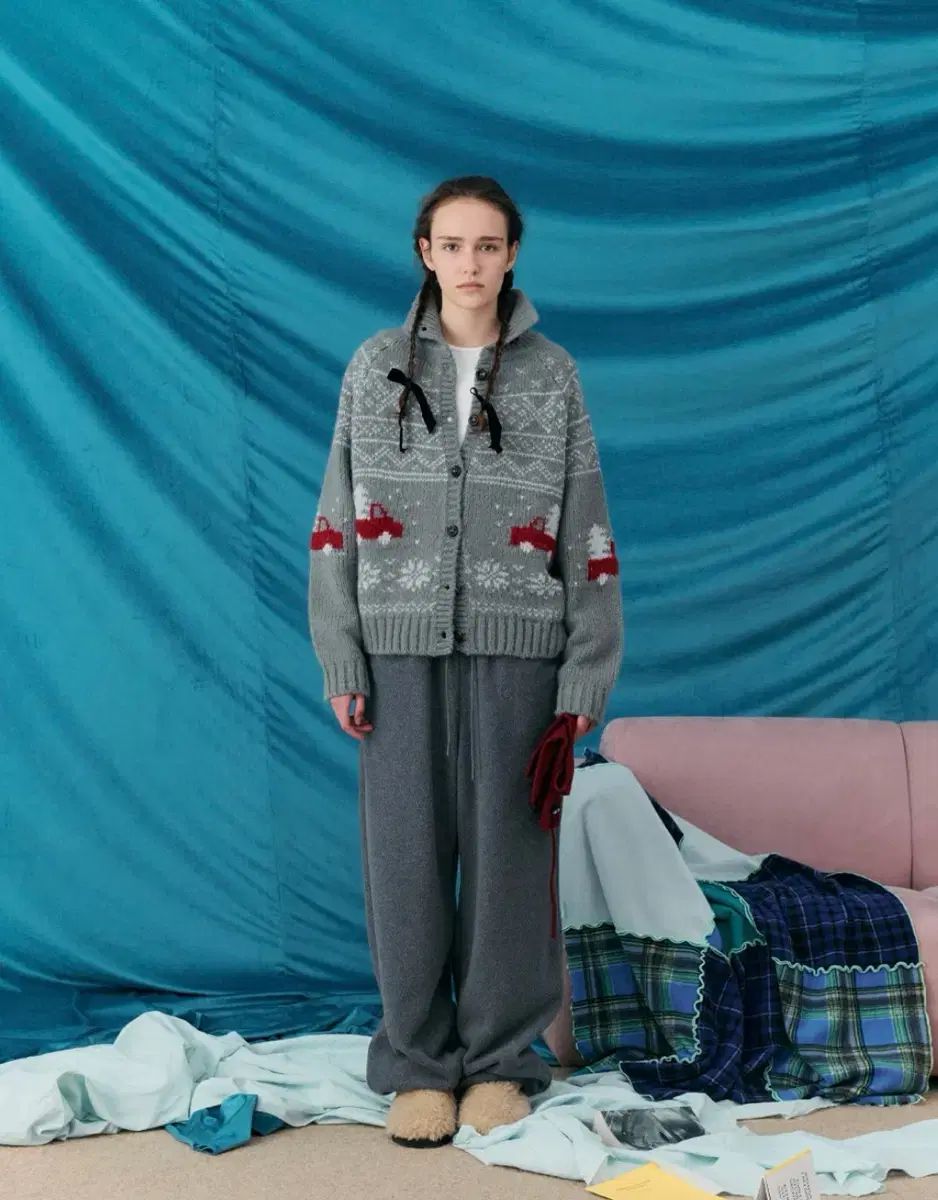 ポエト ノルディック カーディガン