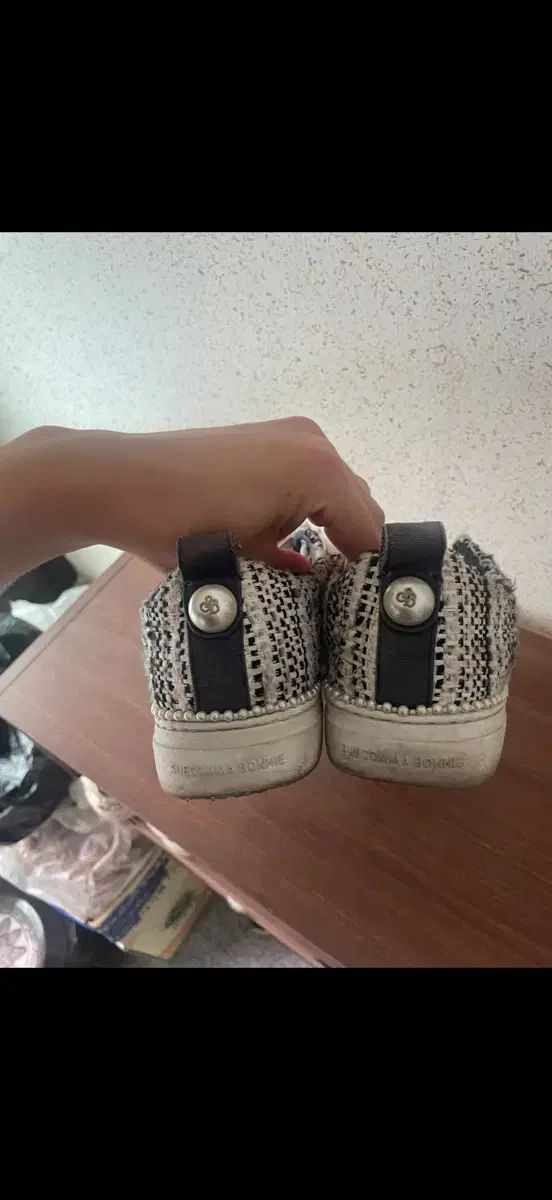 BONNIE シューコンマボニー ツイード スニーカー 250