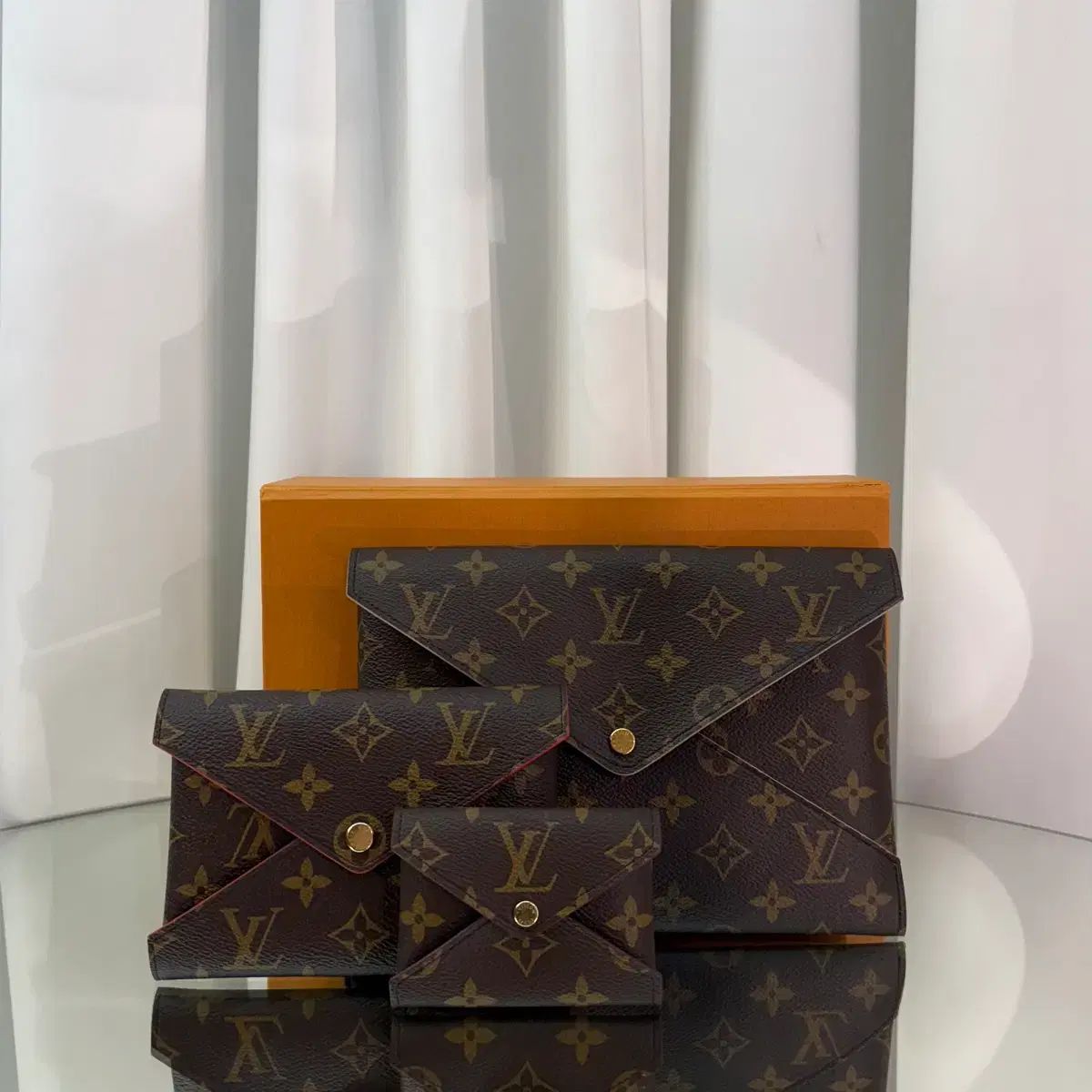 大 中 小サイズ ルイヴィトン キー ポシェット モノグラム ポーチ クラッチバッグ