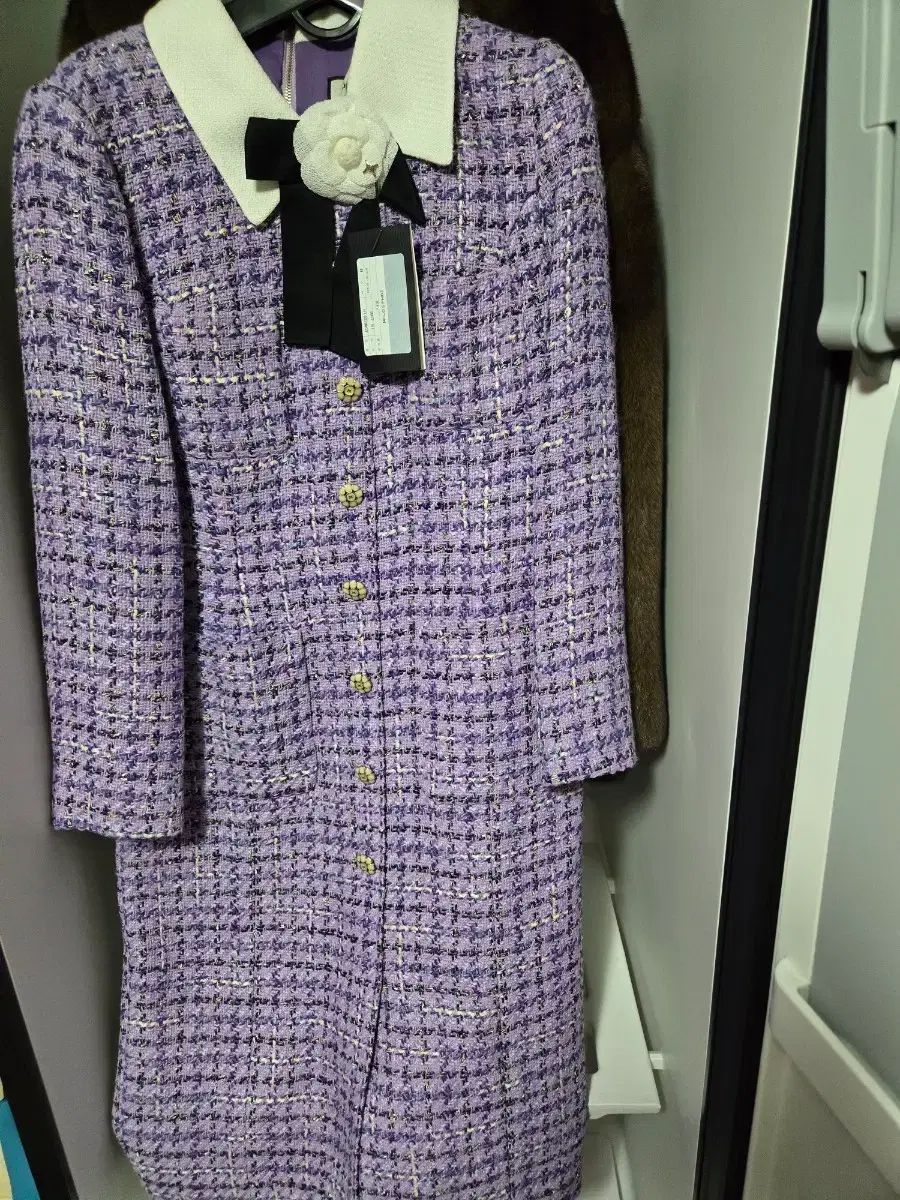 MOJO S PHINE モジョエスピン ツイードワンピース