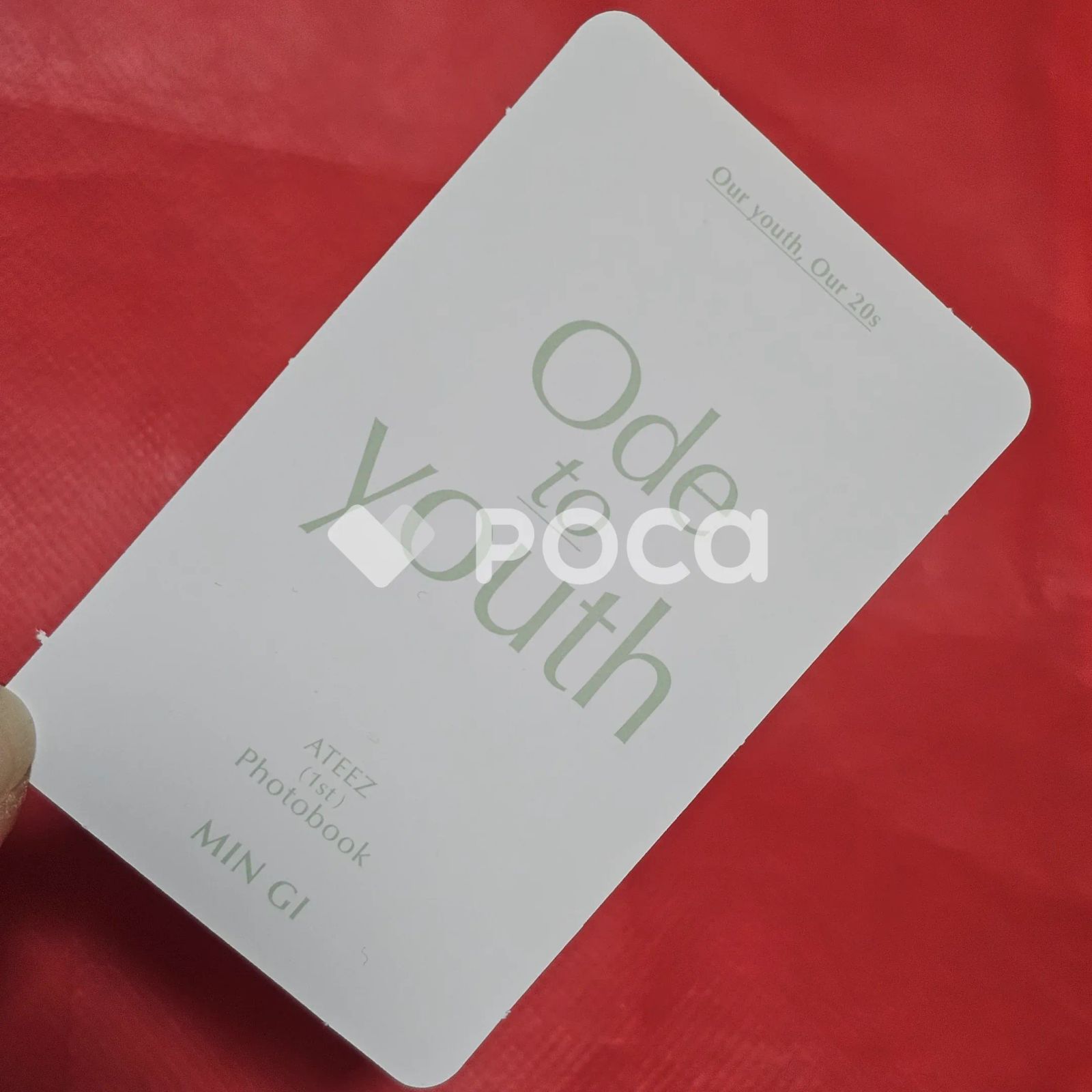 ATEEZ ミンギ ATEEZ 1ST PHOTOBOOK : ODE TO YOUTH - メルカリ